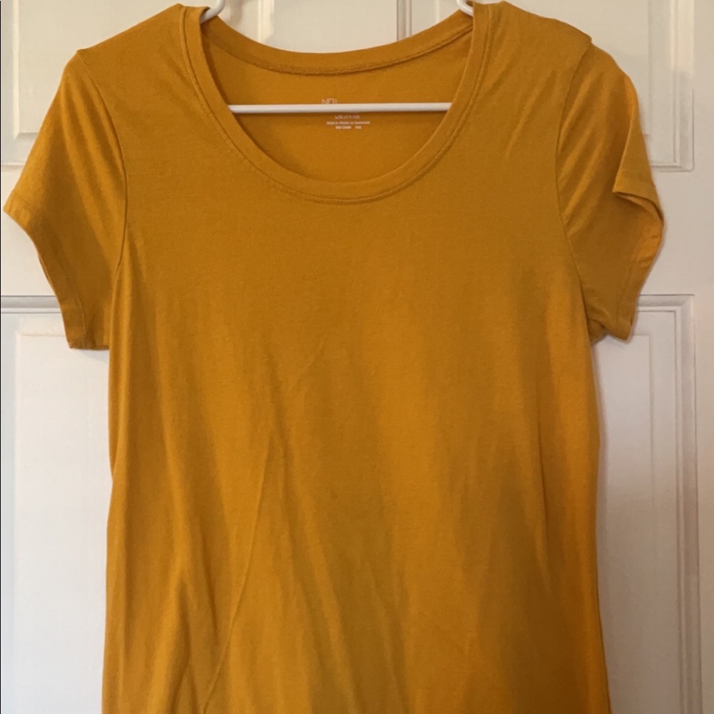 Plain Yellow/Orange tee